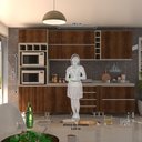 Ver imagem 2 de Cozinha Completa 7 Peças com Tampo Lis Luciane Móveis