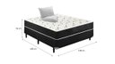 Ver imagem 3 de Cama Box Casal Ortopédica Conjugada 52x138x188 - Tampo Branco