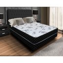 Ver imagem 1 de Cama Box Casal Ortopédica Conjugada 52x138x188 - Tampo Branco