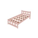 Ver imagem 1 de Cama de Solteiro Pop Rosa Resistente de Mdf com Estrado de Madeira