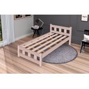 Ver imagem 5 de Cama de Solteiro Pop Rosa Resistente de Mdf com Estrado de Madeira