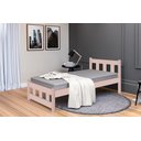 Ver imagem 4 de Cama de Solteiro Pop Rosa Resistente de Mdf com Estrado de Madeira