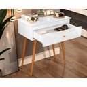 Ver imagem 4 de Aparador Buffet Penteadeira Europa Pés Madeira- Branco