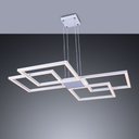 Ver imagem 2 de Lustre Pendente Perfil Led 96w Design Moderno Quarto Sala Escritório Bivolt Branco Luz Amarela 3000k