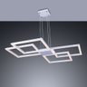 Lustre Pendente Perfil Led 96w Design Moderno Quarto Sala Escritório Bivolt Branco Luz Amarela 3000k - 2