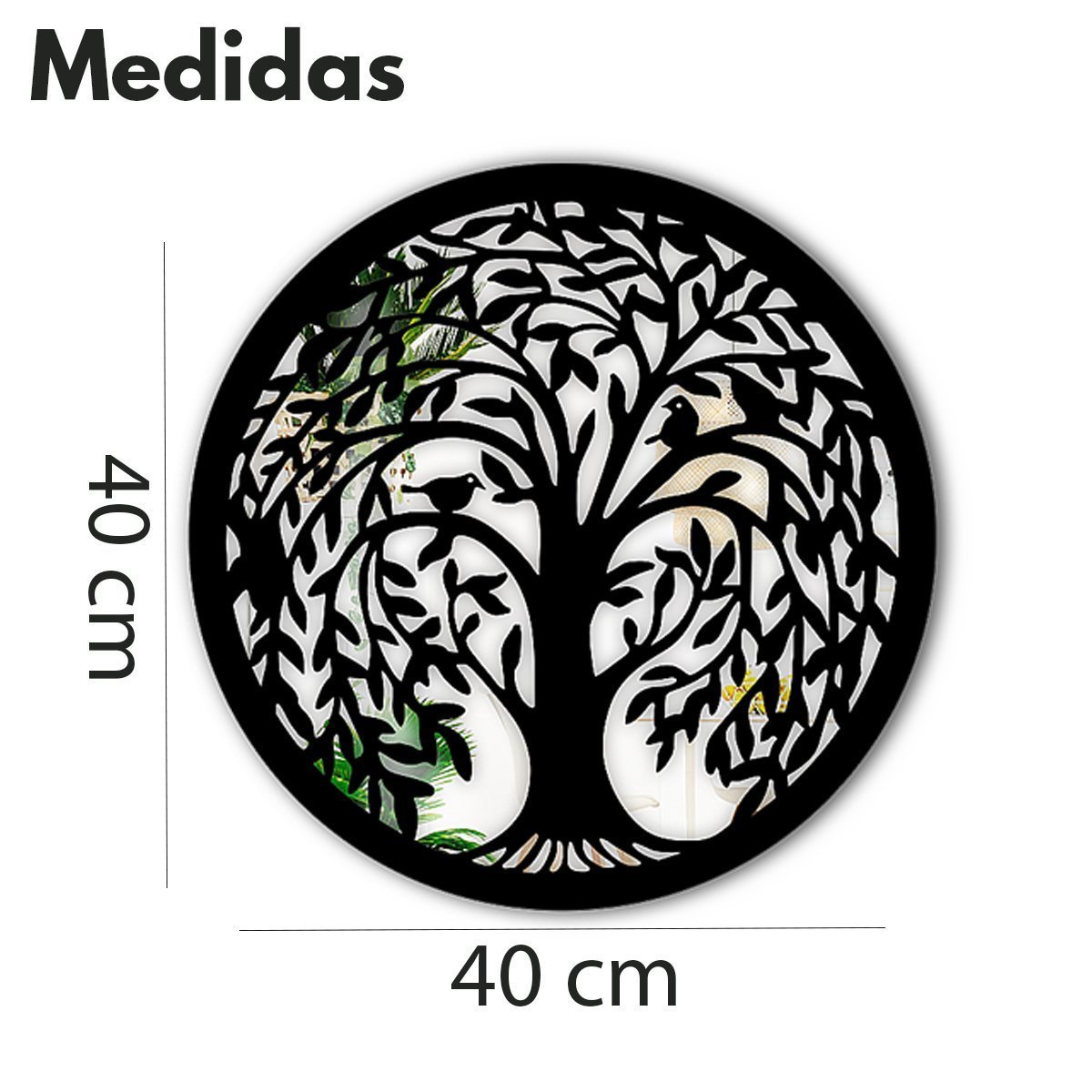 Quadro Decorativo para Sala Mandala de Decoração para Casa:arvore_vida_1 - 4