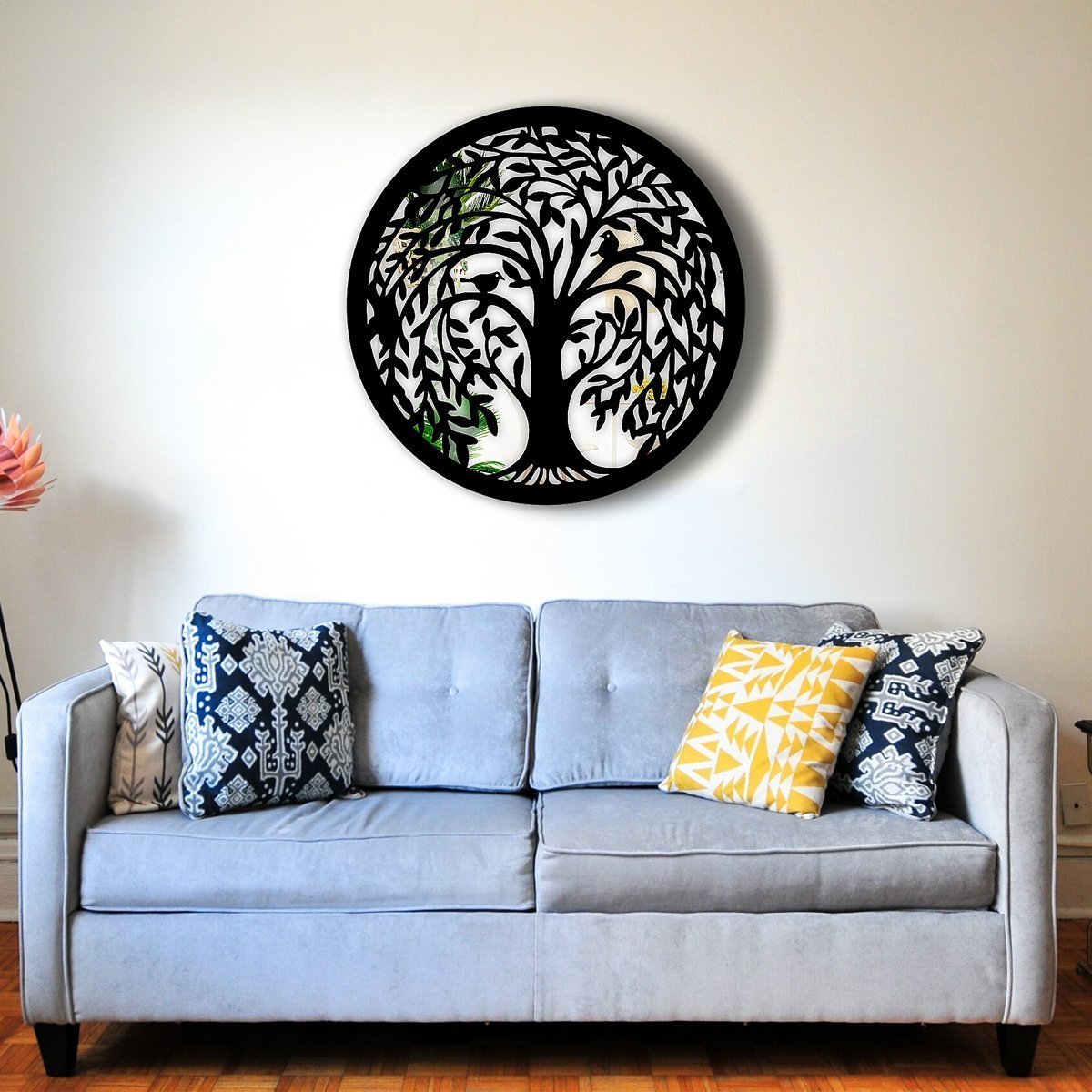 Quadro Decorativo para Sala Mandala de Decoração para Casa:arvore_vida_1 - 3