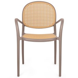 Kit 2 Cadeiras de Jantar Roma com Braço para Sala e Cozinha - 3