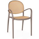 Ver imagem 2 de Kit 2 Cadeiras de Jantar Roma com Braço para Sala e Cozinha