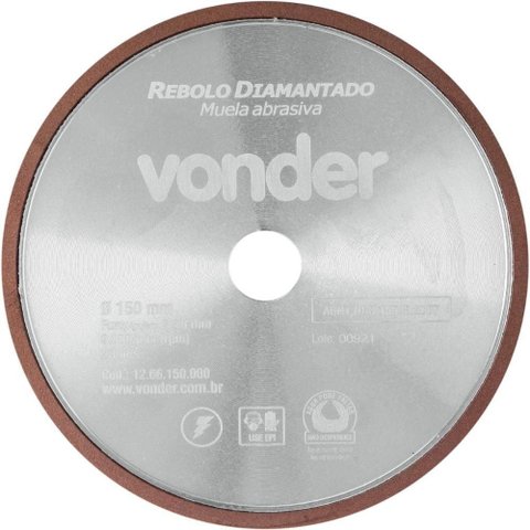 Rebolo Diamantado para Af.serras 150mm Vonder