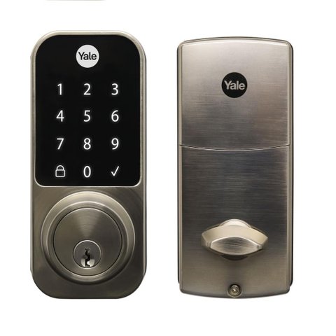 Fechadura Digital Yale Ydd 120 com Senha e Chave - a Prova D`água