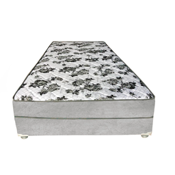 Cama Box Solteiro Suede Cinza + Colchão Solteiro Suede Cinza Espuma 88x188x55 - 2