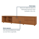 Ver imagem 3 de Rack Premium com Portas e Gavetas para TV até 75 pol. 250 cm Naturalle - Mavaular
