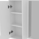 Ver imagem 5 de Espelheira para Banheiro 60 Cm 1 Porta Bn3648 Branca Tecno Mobili