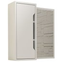 Ver imagem 1 de Espelheira para Banheiro 60 Cm 1 Porta Bn3648 Branca Tecno Mobili
