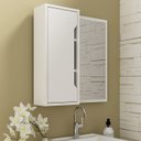 Ver imagem 7 de Espelheira para Banheiro 60 Cm 1 Porta Bn3648 Branca Tecno Mobili