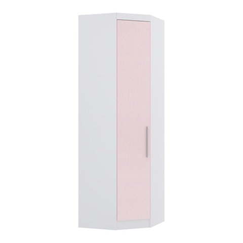 Guarda Roupa Modulado Alpes 1 Porta Canto Diagonal - Módulo Luciane:rosa