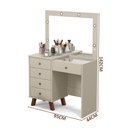 Ver imagem 4 de Penteadeira de Maquiagem Camarim Off White Mel Patrimar