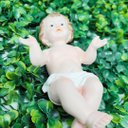 Ver imagem 5 de Menino Jesus Resina Premium Luxo 13cm - Noel Dercor