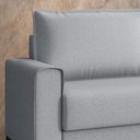Ver imagem 6 de Sofá 3 Lugares 270cm com Chaise e Pés Metálicos Multimóveis Cr45343 Cinza