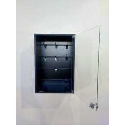 Vitrine Expositor Canaletada Porta Vidro Temperado Semi Joia - 2