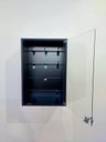 Ver imagem 2 de Vitrine Expositor Canaletada Porta Vidro Temperado Semi Joia