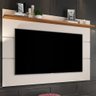 Painel para TV Até 50 Polegadas Vivare New 1 Prateleira Off White/Freijo - Giga Móveis - 1