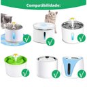 Ver mais imagens de Refil Filtro 4 Unidades Carvao Ativado Fonte Agua Gato Cachorro Pet Bebedouro Limpa Potavel Leva pra