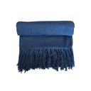 Ver imagem 2 de Manta em Algodão 1,40 X 2,30 Azul Marinho