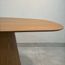 Ver imagem 5 de Mesa de Jantar Orgânica Eclat Freijó Base Cone 120x80cm