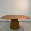 Ver imagem 2 de Mesa de Jantar Orgânica Eclat Freijó Base Cone 120x80cm