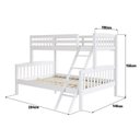 Ver imagem 3 de Beliche Casal e Solteiro em Madeira Maciça Twink