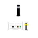 Ver imagem 2 de Poste Balizador Luminária Aura Casa Sítio Jardim 55cm Verde