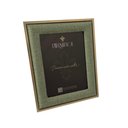 Ver imagem 1 de Porta Retrato Mdf - Linho Verde - Dourado 15 X 20cm