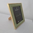 Ver imagem 3 de Porta Retrato Mdf - Linho Verde - Dourado 15 X 20cm