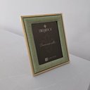 Ver imagem 2 de Porta Retrato Mdf - Linho Verde - Dourado 15 X 20cm