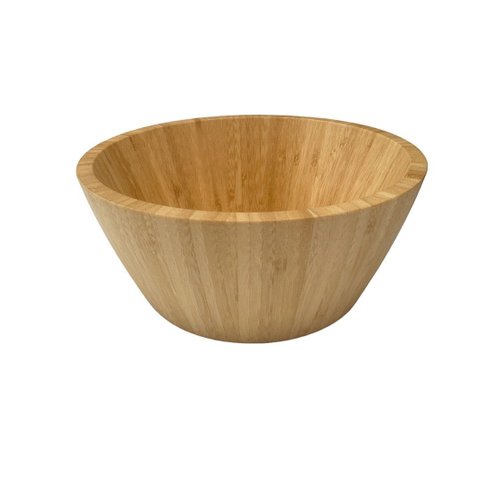 Saladeira de Bambu com 24 Cm com Pegador Tipo Americano Mimo