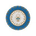 Ver imagem 1 de Conjunto com 6 Pratos de Sobremesa Olho Grego Ø21cm Alleanza Cerâmica