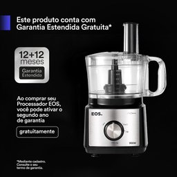 Processador de Alimentos 7 em 1 EOS EPS01I 900W Inox 220V - 5