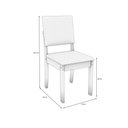Ver imagem 3 de Mesa de Jantar 6 Lugares Adria com Vidro Canela/off White - Kappesberg Jantar