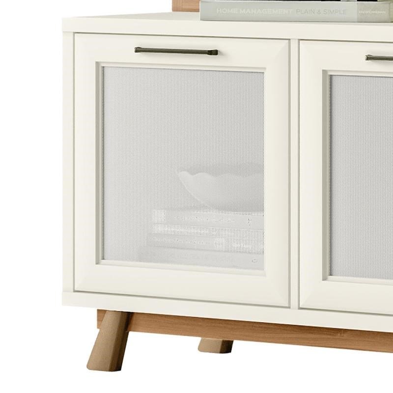 Tv Rack Arcade Rack Bancada com Painel Arcade Usinado 1.9 para TV até 75” Cinamomo Mel ...