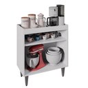 Ver imagem 4 de Balcão Balc Chico (Alice) 2 Portas 2 Prateleiras MDP-BP 70,5cm Branco