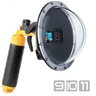 Dome para Gopro 9 10 Hero Black 11 Caixa Estanque 6'' Polega - 1