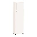 Ver imagem 4 de Multiuso Sapateira 01 Porta + Chave Branco Pés Rodízios Trinobel