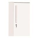 Ver imagem 2 de Multiuso Sapateira 01 Porta + Chave Branco Pés Rodízios Trinobel