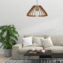 Ver imagem 2 de Luminária Teto tipo Pendente MACAU MDF Completa -:MDF Marrom