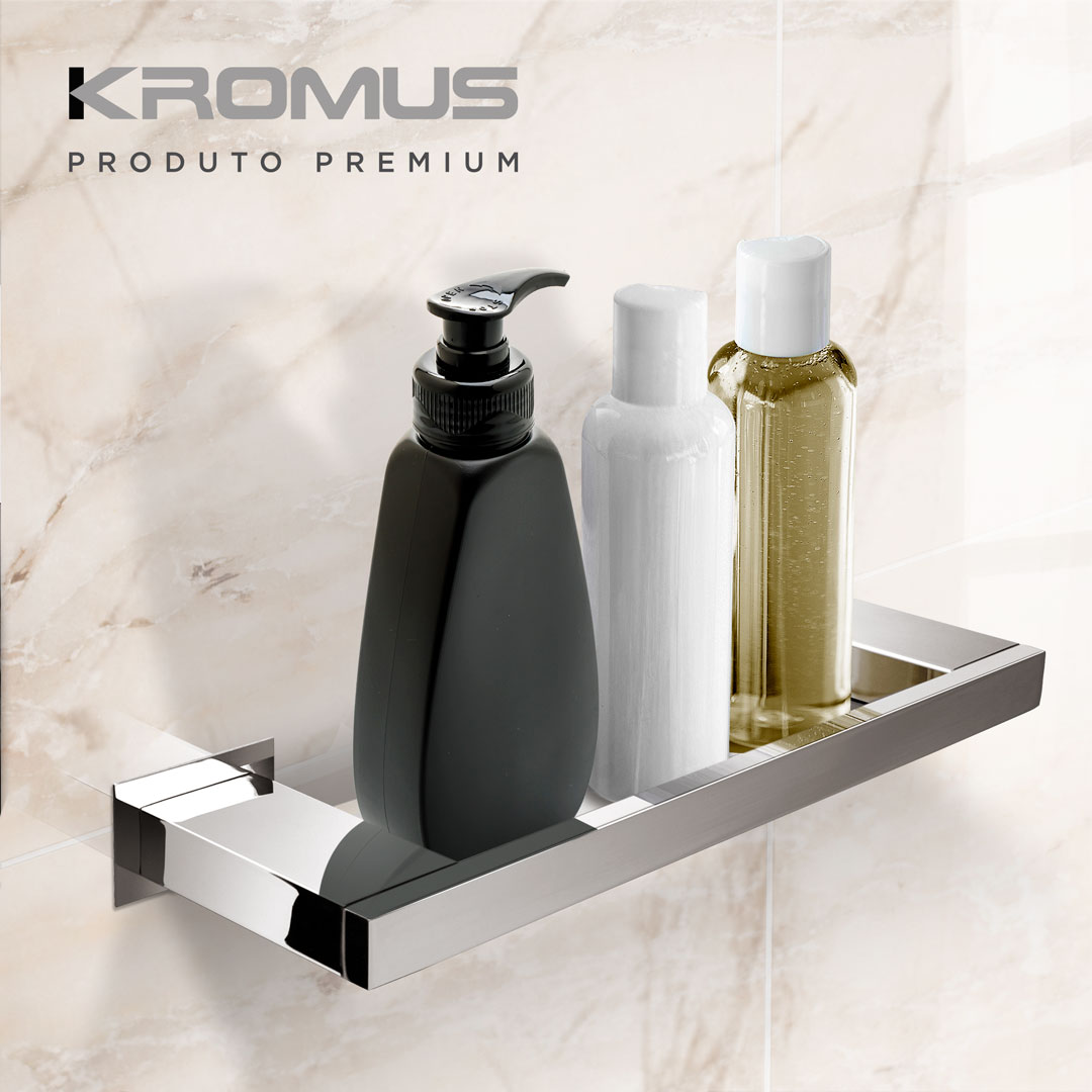 Kit Acessórios Para Banheiros 6 Peças Inox - Kromus Kitrt6 - 12