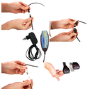 Ver imagem 4 de Cadeira de Escritório Presidente com Massagem Apoio Aos Pés Reclina