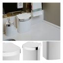 Ver imagem 4 de Lixeira Branca Compacta Para Pia Cozinha Escritório 2,5 Litros - Wp Connect Lixeira Compacta 2,5 L C