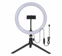 Ver imagem 4 de Ring Light 10 8w C/ Tripé de Mesa e Suporte Celular - G-light